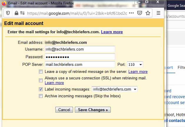 Steps to Recieve domain mail in gmail account