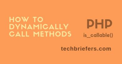 How to dynamically call methods in PHP-techbriefers.com