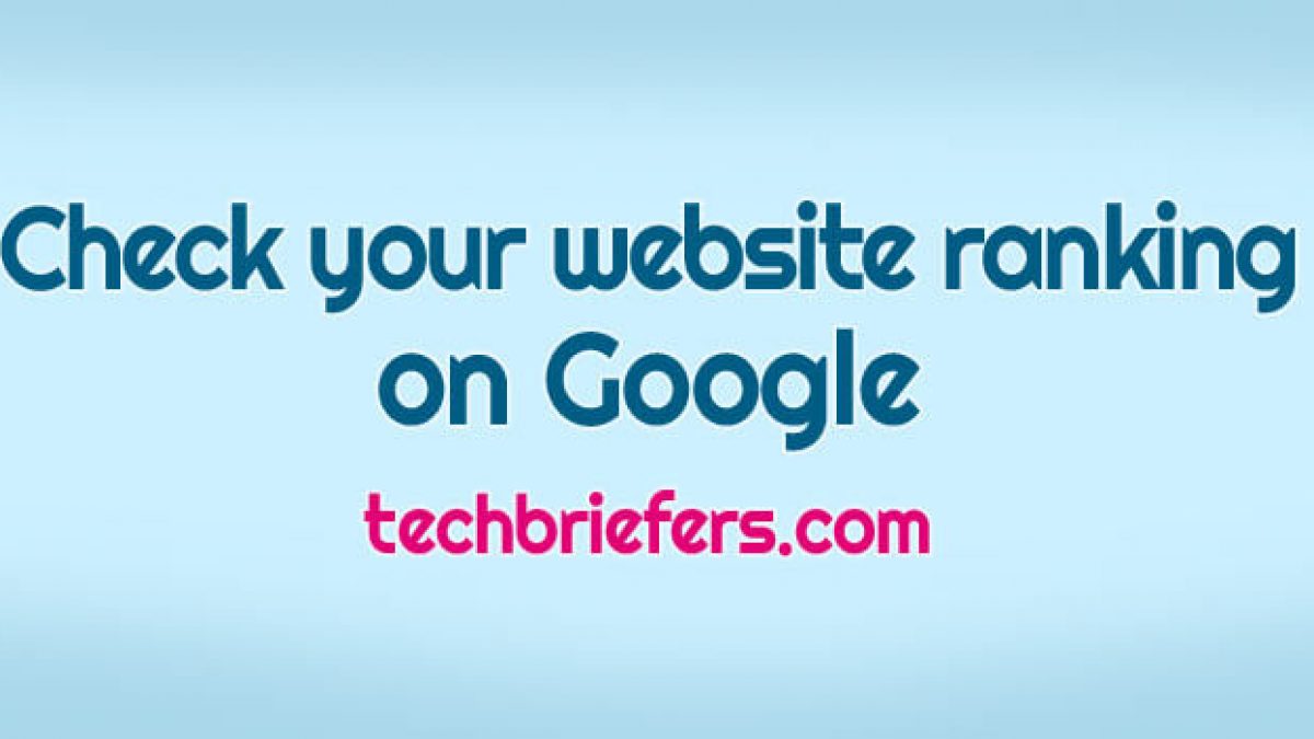 find my website ranking