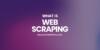 What Is Web Scraping: Function, How It Works, And Examples