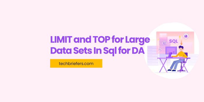 How to Use LIMIT and TOP to Sample Large Datasets